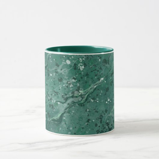 Classic Green Marble Coffee Tasse (Zentrum)