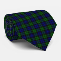 Classic Green & Navy Blackwatch Tartan Kariert