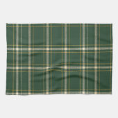 Classic Green Plaid Christmas Geschirrtuch (Horizontal)