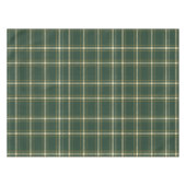 Classic Green Plaid Christmas Tischdecke (Vorderseite (Horizontal))