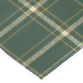 Classic Green Plaid Christmas Tischdecke (Schrägansicht)