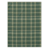 Classic Green Plaid Christmas Tischdecke (Vorderseite)