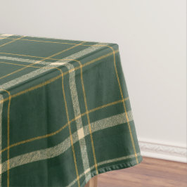 Classic Green Plaid Christmas Tischdecke