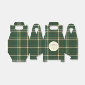 Classic Green Plaid Holiday Cookie Geschenkschachtel (Ungefaltet)