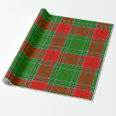 Classic Green Red Gingham Buffalo Kariert Bauernho Geschenkpapier (Ungerollt)
