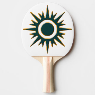 Classic Green Sunburst Tischtennis Schläger