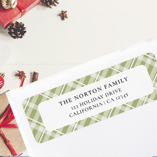 Classic Green Tartan Karierte Bauernfamilie