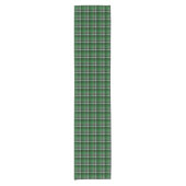 Classic Green Tartan Plaid.  Kurzer Tischläufer (Vorderseite)