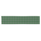 Classic Green Tartan Plaid.  Kurzer Tischläufer (Horizontal)