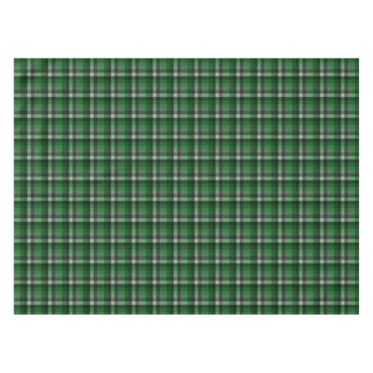 Classic Green Tartan Plaid.  Tischdecke (Vorderseite (Horizontal))