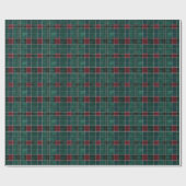 Classic Green und Red Kariert - Festliche Weihnach Geschenkpapier (Flach)