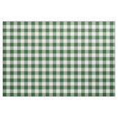 Classic Green und White Gingham Kariert Stoff (Fat Quarter (45,7 x 55,9 cm))