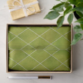 Classic Green Velvet Raute Muster Luxus Seidenpapier (Geschenk)