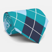 Classic Green White Black Pattern Neck Tie Krawatte (Gerollt)