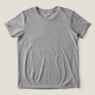 Classic Grey Basic T-Shirt – Comfortable Everyday  Tri-Blend Shirt