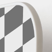 Classic Grey checkerboard  Pickleball Schläger (Linke Seite)