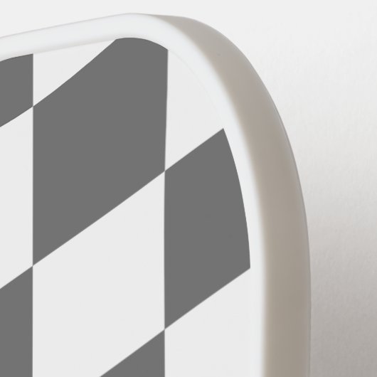 Classic Grey checkerboard  Pickleball Schläger (Linke Seite)