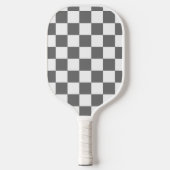Classic Grey checkerboard  Pickleball Schläger (Vorderseite)