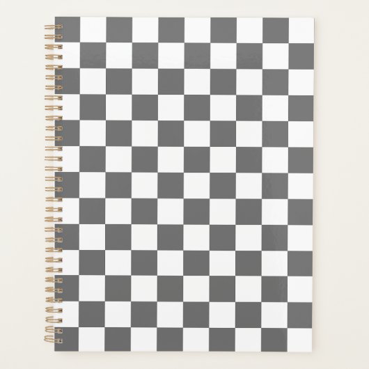 Classic grey checkerboard planer (Vorderseite)