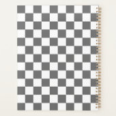 Classic grey checkerboard planer (Rückseite)