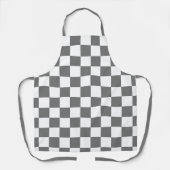 Classic grey checkerboard schürze (Vorderseite)