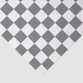 Classic Grey checkerboard  Seidenpapier (Ausschnitt)
