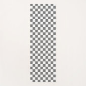 Classic Grey checkerboard Yoga Mat Yogamatte (Vorderseite)