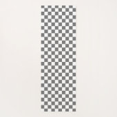 Classic Grey checkerboard Yoga Mat Yogamatte (Rückseite)