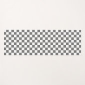 Classic Grey checkerboard Yoga Mat Yogamatte (Vorderseite (Horizontal))