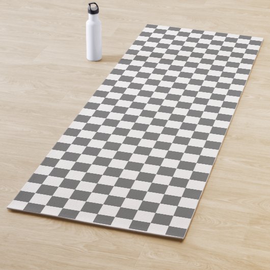 Classic Grey checkerboard Yoga Mat Yogamatte (Beispiel)