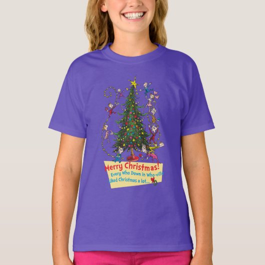 Classic Grinch | Frohe Weihnachten! T-Shirt (Vorderseite)
