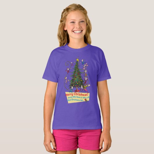 Classic Grinch | Frohe Weihnachten! T-Shirt (Vorne ganz)