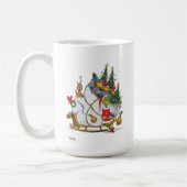 Classic Grinch | Grinch & Max mit Sleigh Kaffeetasse (Links)