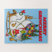 Classic Grinch | Grinch & Max mit Sleigh Puzzle (Horizontal)