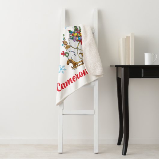 Classic Grinch | Grinch & Max mit Sleigh Sherpadecke (Beispiel)