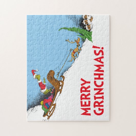 Classic Grinch | Grinch und Reindeer Max Puzzle (Vertikal)