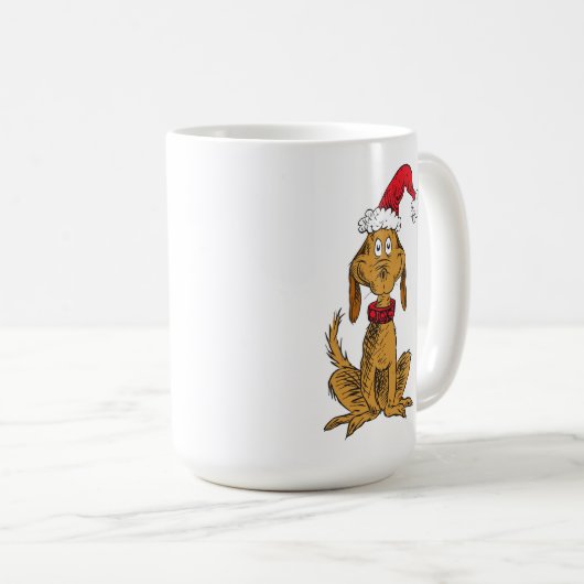 Classic Grinch | Max. Weihnachtsmannmütze Kaffeetasse (VorderseiteRechts)