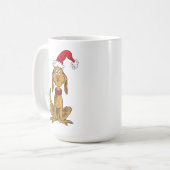 Classic Grinch | Max. Weihnachtsmannmütze Kaffeetasse (Vorderseite Links)