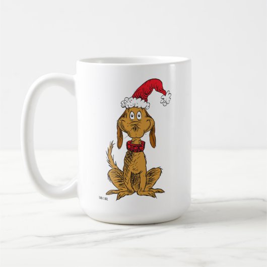 Classic Grinch | Max. Weihnachtsmannmütze Kaffeetasse (Links)