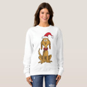 Classic Grinch | Max. Weihnachtsmannmütze Sweatshirt (Vorne ganz)