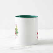 Classic Grinch | Name und Monogramm A Tasse (Zentrum)