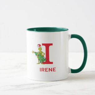 Classic Grinch Name und Monogramm I Tasse