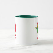 Classic Grinch | Name und Monogramm Q Tasse (Zentrum)