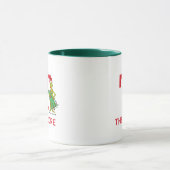 Classic Grinch | Name und Monogramm T Tasse (Zentrum)