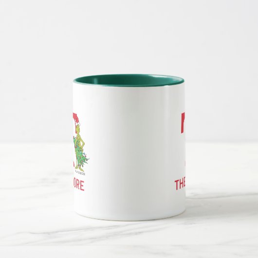 Classic Grinch | Name und Monogramm T Tasse (Zentrum)