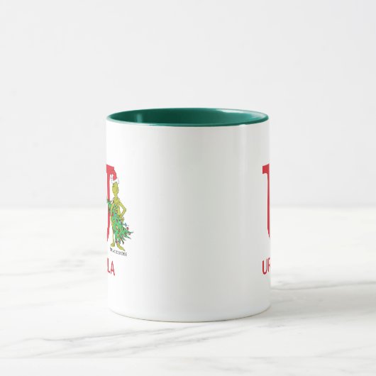 Classic Grinch | Name und Monogramm U Tasse (Zentrum)