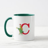 Classic Grinch | Naughty Monogram C Tasse (Links)