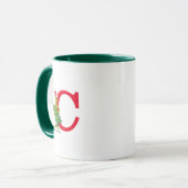 Classic Grinch | Naughty Monogram C Tasse (Vorderseite Links)