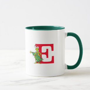 Classic Grinch Naughty Monogram E Tasse