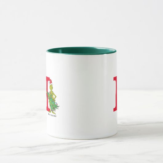Classic Grinch | Naughty Monogram H Tasse (Zentrum)